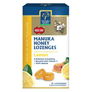 Manuka MGO 400+ mézes cukorka citromos 65g