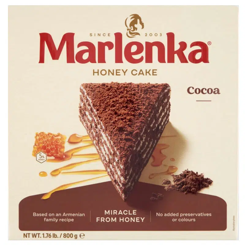 Marlenka mézes-kakaós torta 800gr Marlenka mézes-kakaós torta 800gr