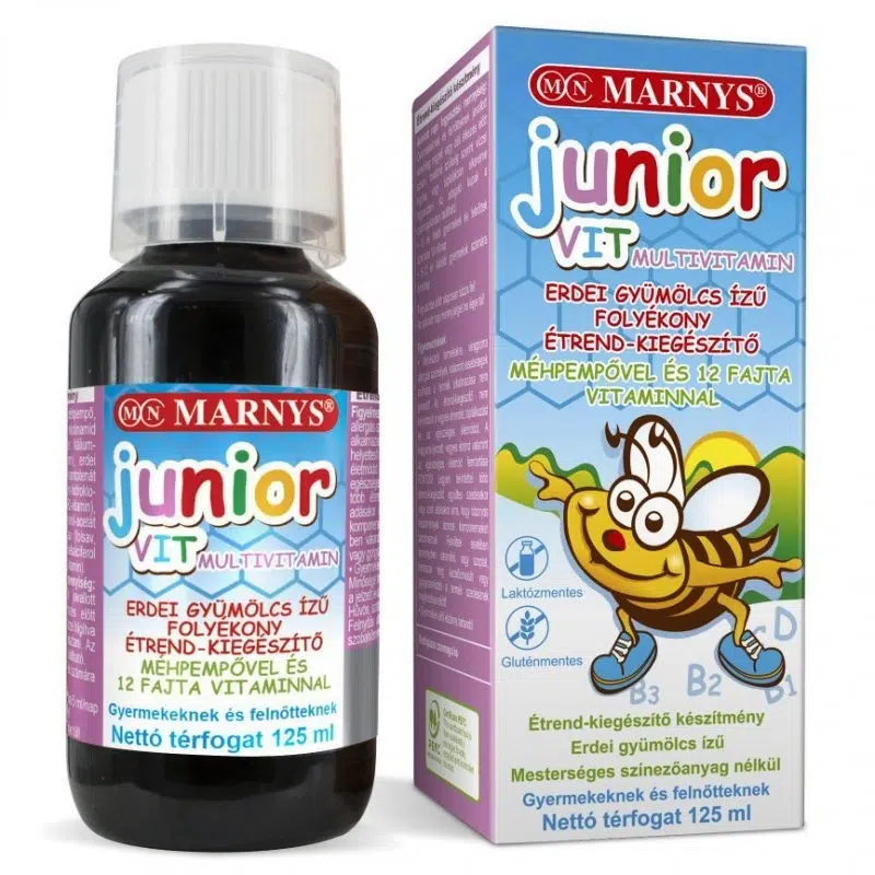 Marnys Junior VIT multivitamin erdei gyümölcsös 125ml Marnys Junior VIT multivitamin erdei gyümölcsös 125ml