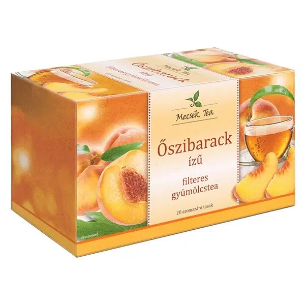 Mecsek Őszibarack ízű tea filteres Mecsek Őszibarack ízű tea filteres