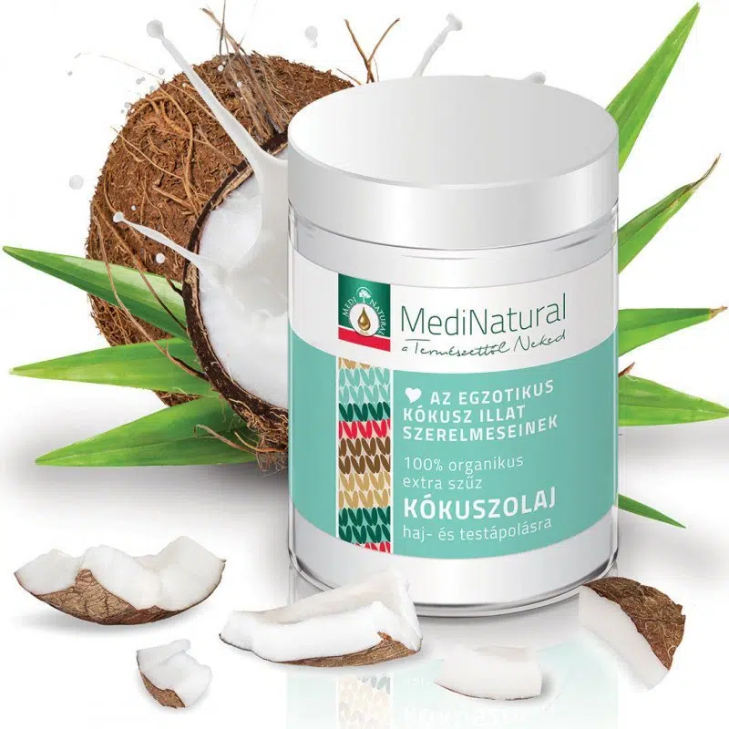 Medinatural bio extra szűz kókuszolaj 100ml Medinatural bio extra szűz kókuszolaj 100ml