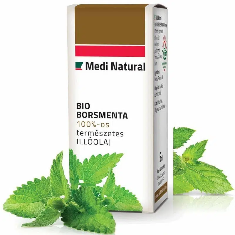 Medinatural bio illóolaj borsmenta 5 ml Medinatural bio illóolaj borsmenta 5 ml