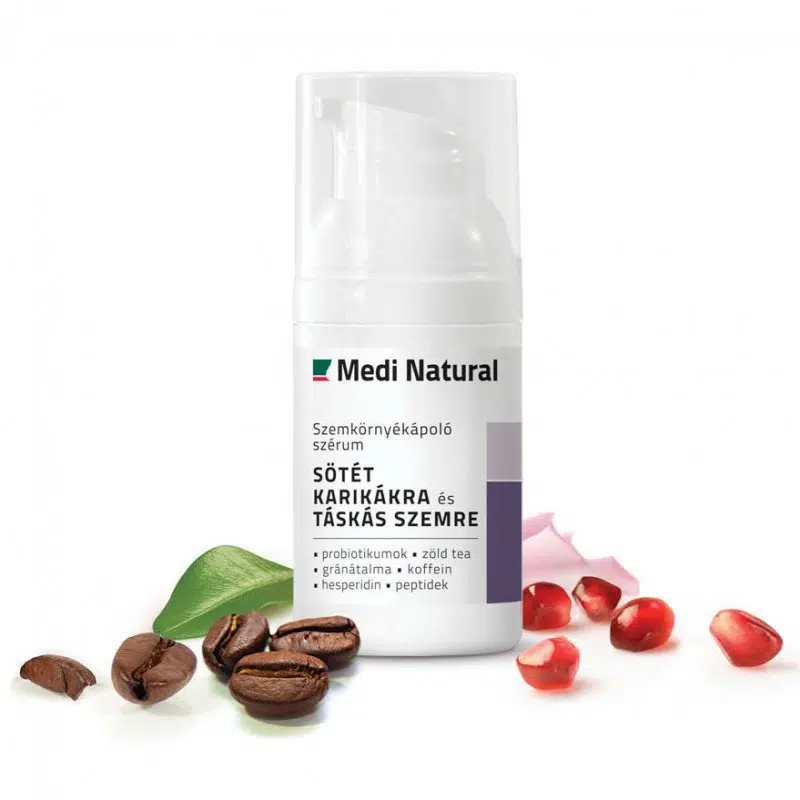 Medinatural szemkörnyékápoló szérum sötét karikákra-táskás szemre 30ml Medinatural szemkörnyékápoló szérum sötét karikákra-táskás szemre 30ml
