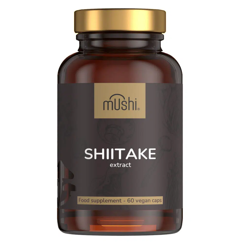 Mushi Shiitake gomba kivonat kapszula 60db Mushi Shiitake gomba kivonat kapszula 60db