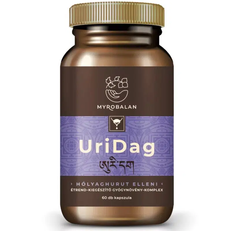 Myrobalan UriDag - hólyaghurut és húgyúti fertőzésekre kapszula 60db Myrobalan UriDag - hólyaghurut és húgyúti fertőzésekre kapszula 60db
