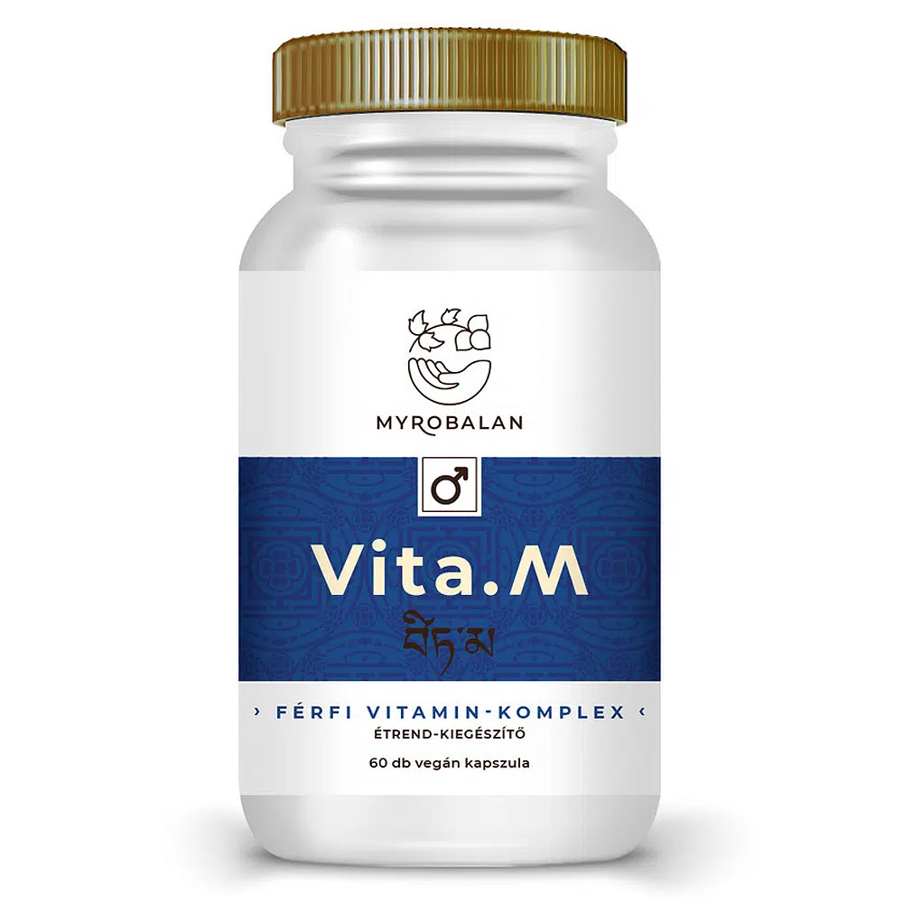 Myrobalan Vita.M - Férfi vitamin komplex kapszula - 60db Myrobalan Vita.M - Férfi vitamin komplex kapszula - 60db