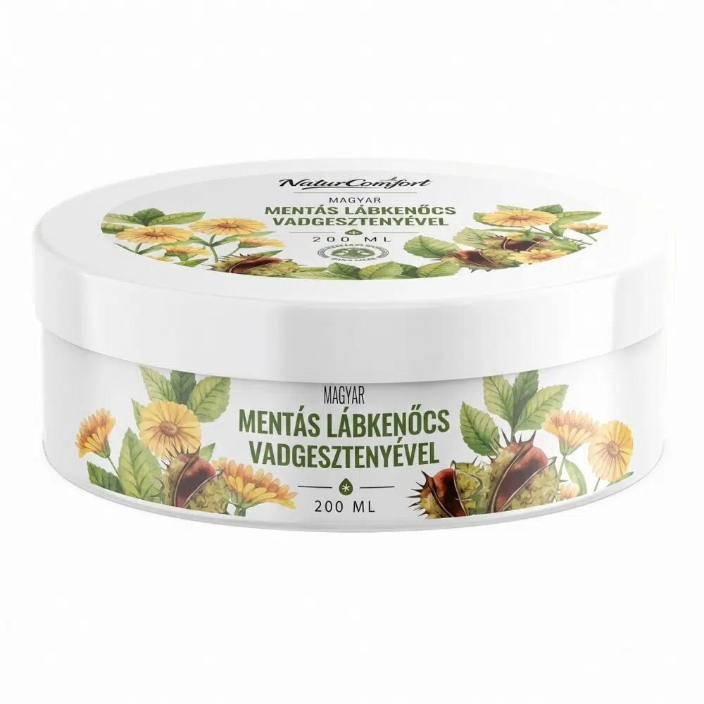 Natur Comfort Mentás Lábkenőcs Vadgesztenyével - 200ml Natur Comfort Mentás Lábkenőcs Vadgesztenyével - 200ml