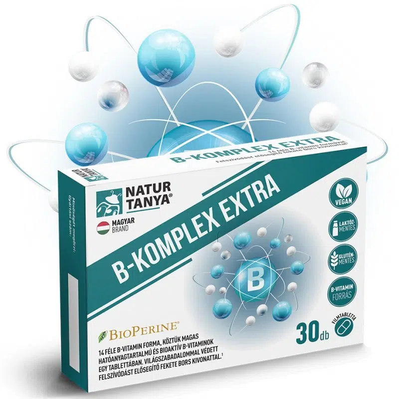 Natur Tanya B-Komplex Extra filmtabletta 30db Natur Tanya B-Komplex Extra filmtabletta 30db
