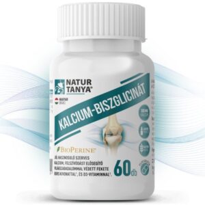 Natur Tanya Kalcium-Biszglicinát + BioPerine és D3-vitamin kapszula 60db