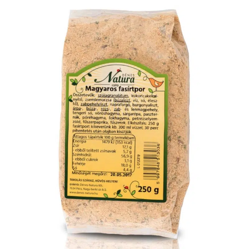 Natura fasirtpor magyaros 250 g Natura fasirtpor magyaros 250 g