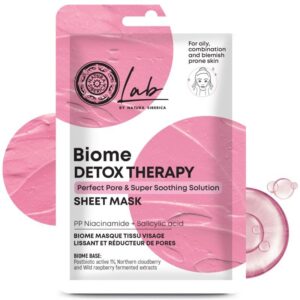 Natura Siberica Lab Biome Detox Therapy Fátyolmaszk Niacinamid + Szalicilsav 25g