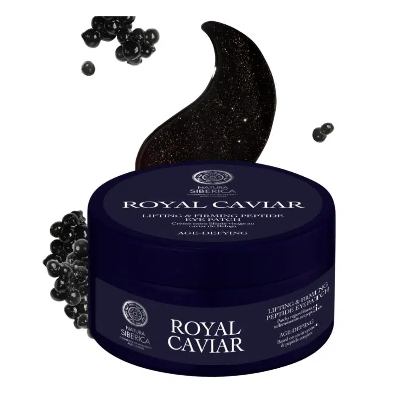 Natura Siberica Royal Caviar Peptides feszesítő szemmaszk 60db Natura Siberica Royal Caviar Peptides feszesítő szemmaszk 60db