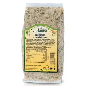Natura szezámos szendvicskrémpor 200 g