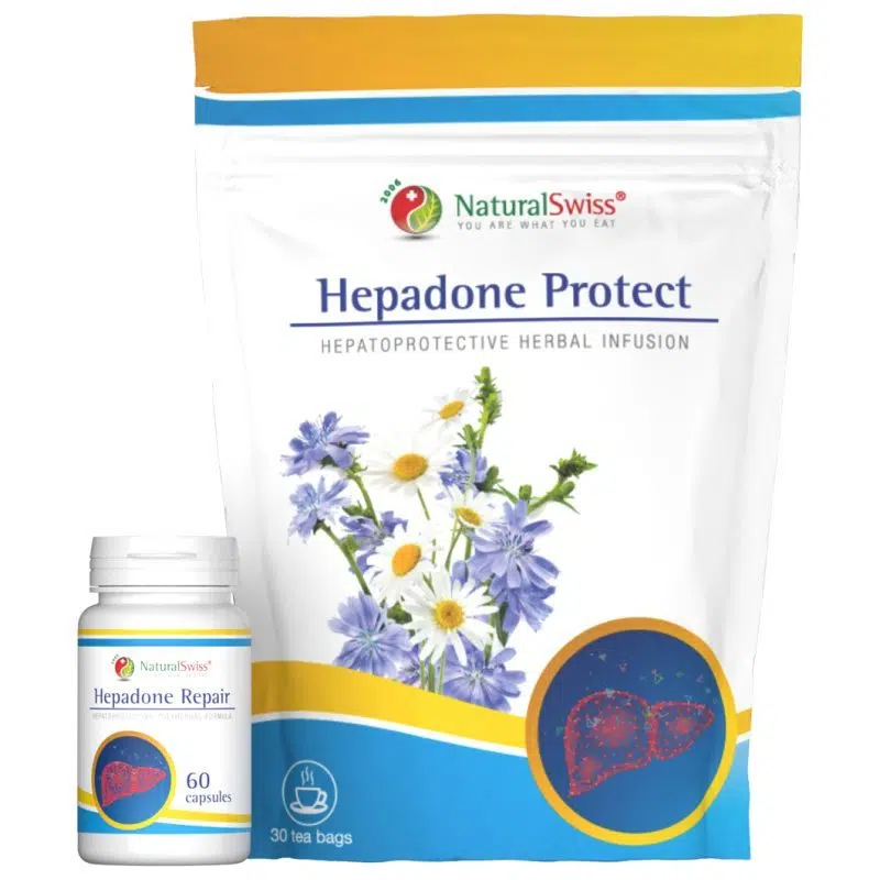 Natural Swiss Hepadone program (Repair kapszula+Protect tea) Natural Swiss Hepadone program (Repair kapszula+Protect tea)
