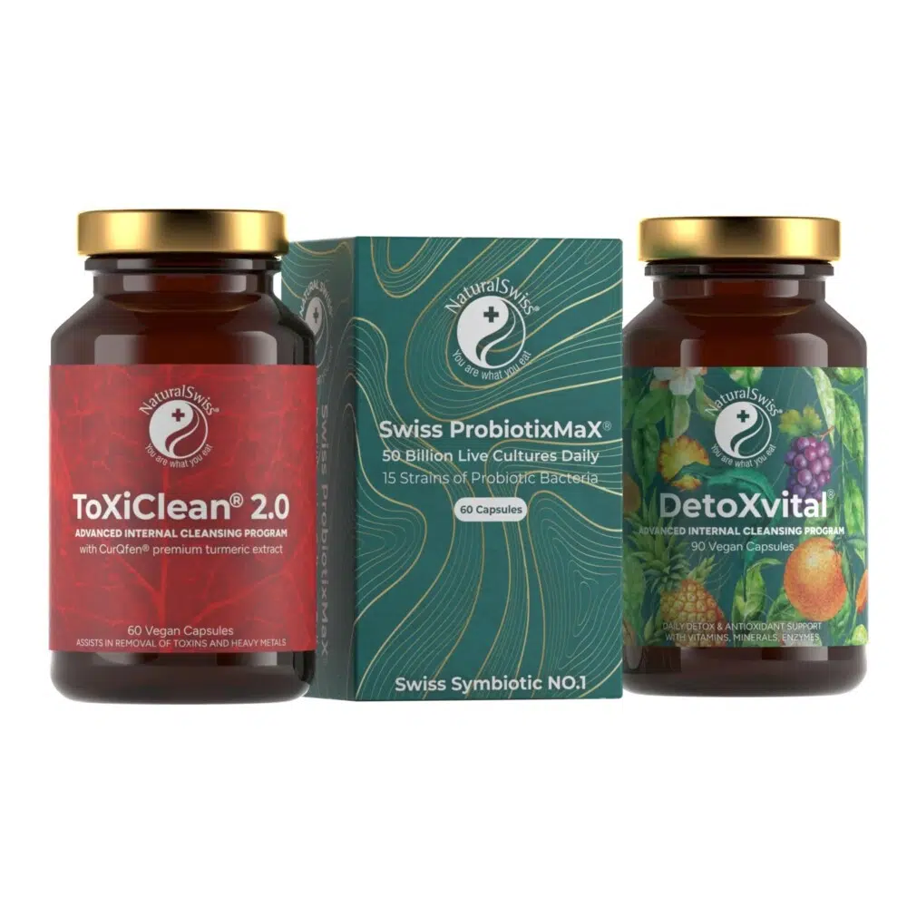 Natural Swiss Toxi Clean program (ToXi Clean kapsz+Swiss Probiotix Max+Detox Vital) Natural Swiss Toxi Clean program (ToXi Clean kapsz+Swiss Probiotix Max+Detox Vital)