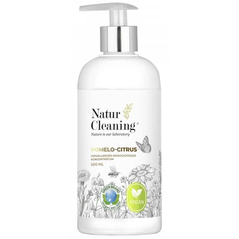 NaturCleaning mosogatószer koncentrátum Pomelo-Citrus 500ml Pumpás NaturCleaning mosogatószer koncentrátum Pomelo-Citrus 500ml Pumpás