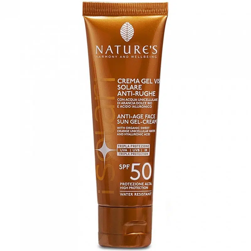 Nature's Anti-aging napvédő gélkrém arcra SPF50 50ml Nature's Anti-aging napvédő gélkrém arcra SPF50 50ml