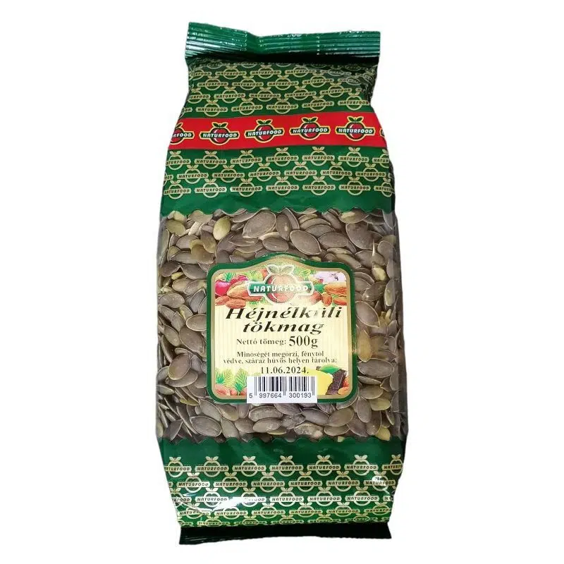Naturfood héjnélküli tökmag 500 g Naturfood héjnélküli tökmag 500 g