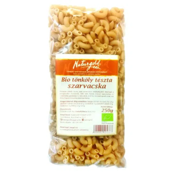 Naturgold bio tönköly tészta szarvacska 250 g Naturgold bio tönköly tészta szarvacska 250 g
