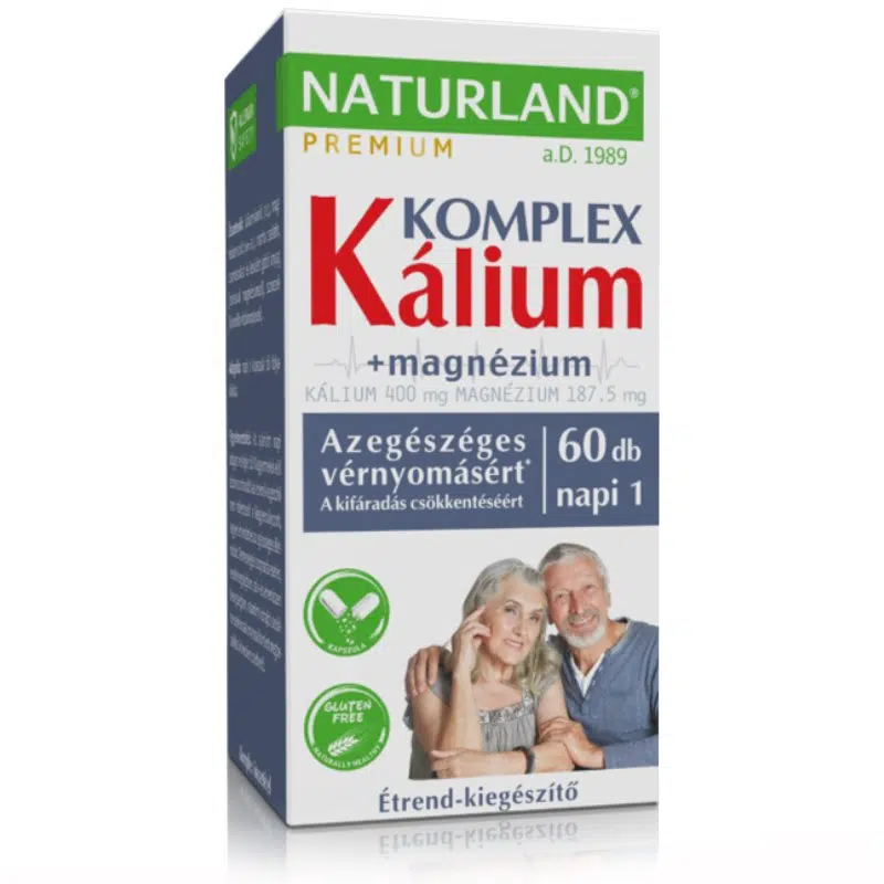 Naturland Kálium + Magnézium kapszula 60db Naturland Kálium + Magnézium kapszula 60db