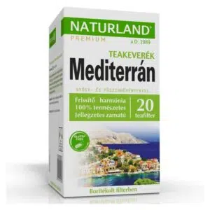 Naturland Mediterrán gyógy-és fűszernövény teakeverék 20x1,5g