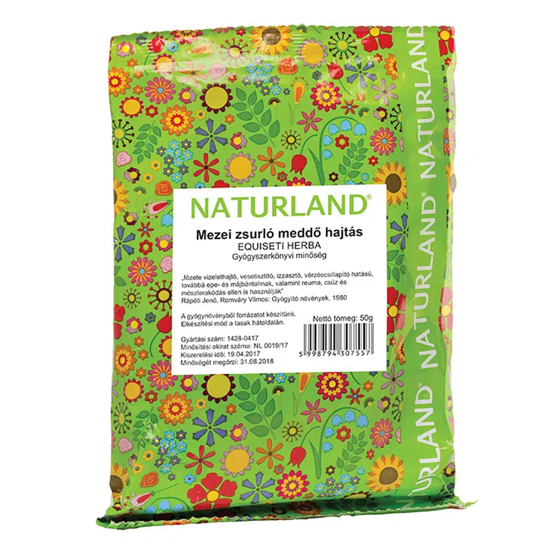 Naturland Mezei zsurlófű meddő hajtás tea tasakos 50 g Naturland Mezei zsurlófű meddő hajtás tea tasakos 50 g