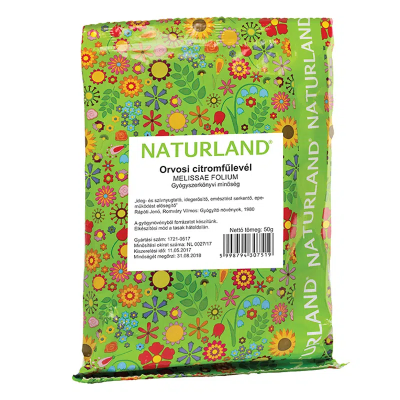 Naturland Orvosi citromfű levél tea 50 g Naturland Orvosi citromfű levél tea 50 g