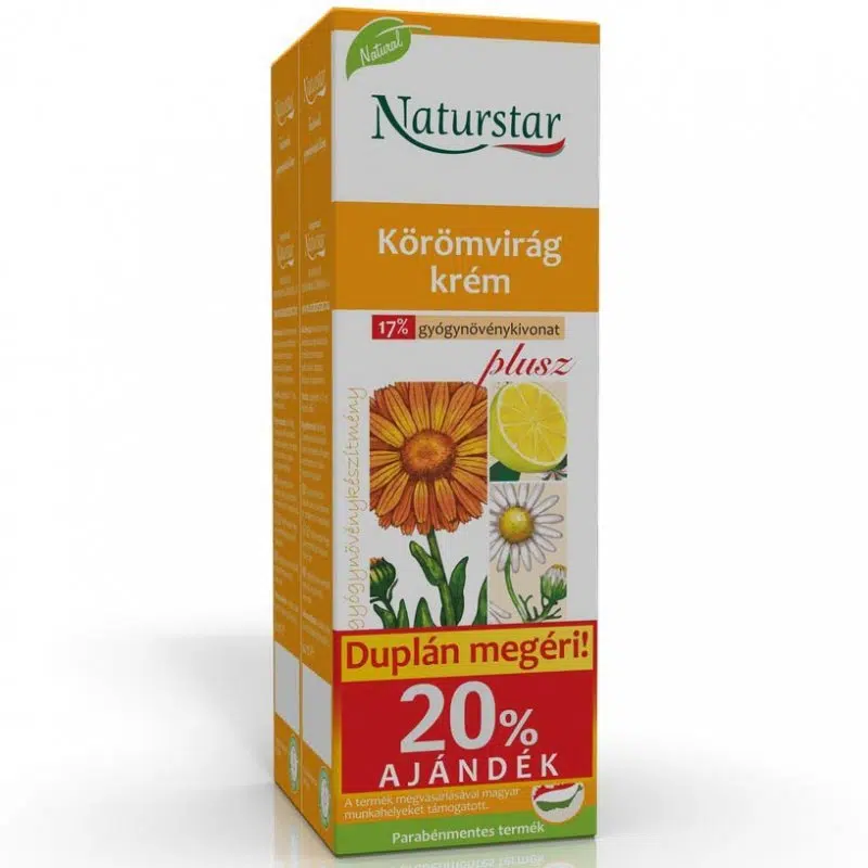 Naturstar Körömvirág krém plusz Dupla 2x60 ml Naturstar Körömvirág krém plusz Dupla 2x60 ml
