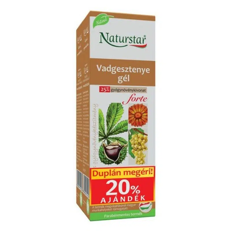 Naturstar Vadgesztenye gél forte Dupla 2x60 ml Naturstar Vadgesztenye gél forte Dupla 2x60 ml