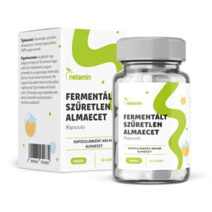 Netamin Fermentált Szűretlen Almaecet kapszula 400mg 60 db