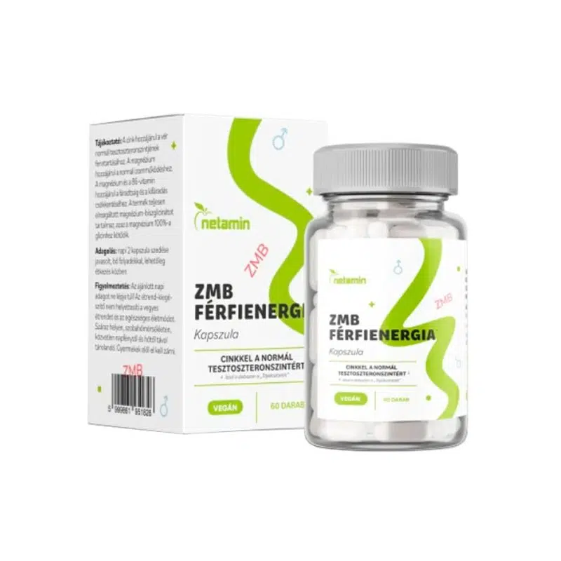 Netamin ZMB Férfienergia kapszula 60 db Netamin ZMB Férfienergia kapszula 60 db