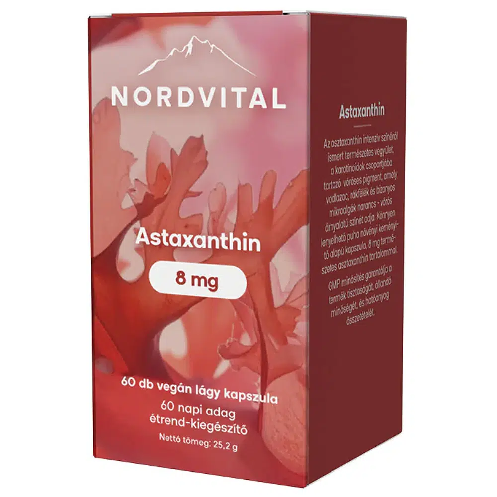 Nordvital Astaxanthin 8mg kapszula - 60db Nordvital Astaxanthin 8mg kapszula - 60db