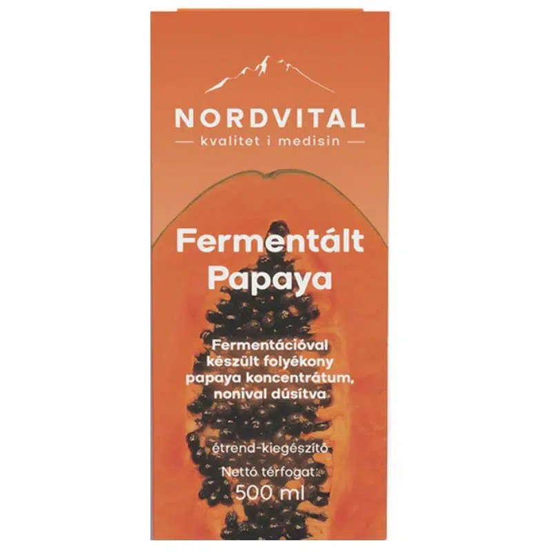 Nordvital Fermentált Papaya koncentrátum+Noni 500ml Nordvital Fermentált Papaya koncentrátum+Noni 500ml
