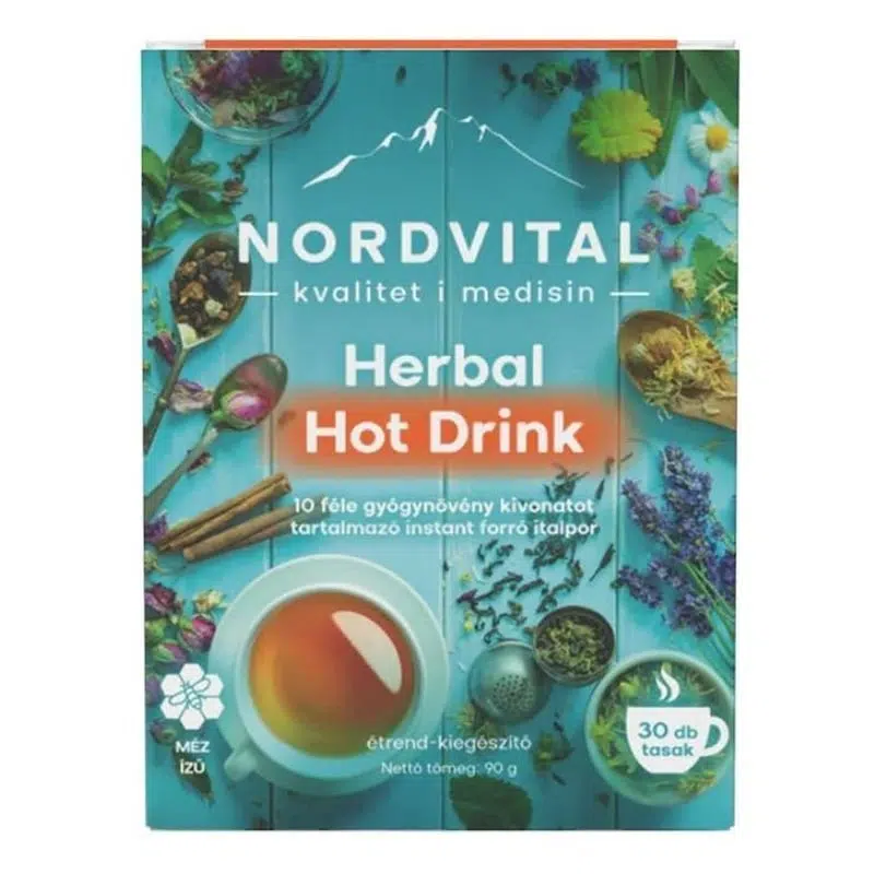 Nordvital Herbal Hot Drink Forró Italpor 30 tasak Nordvital Herbal Hot Drink Forró Italpor 30 tasak