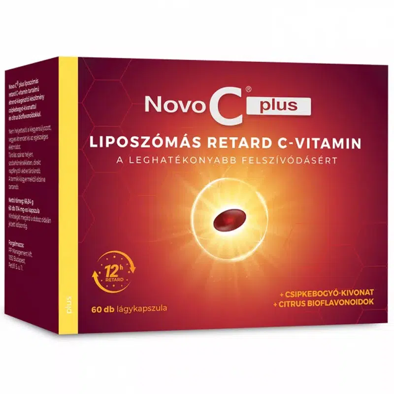 Novo C Plus liposzómás C-vitamin 60db Novo C Plus liposzómás C-vitamin 60db