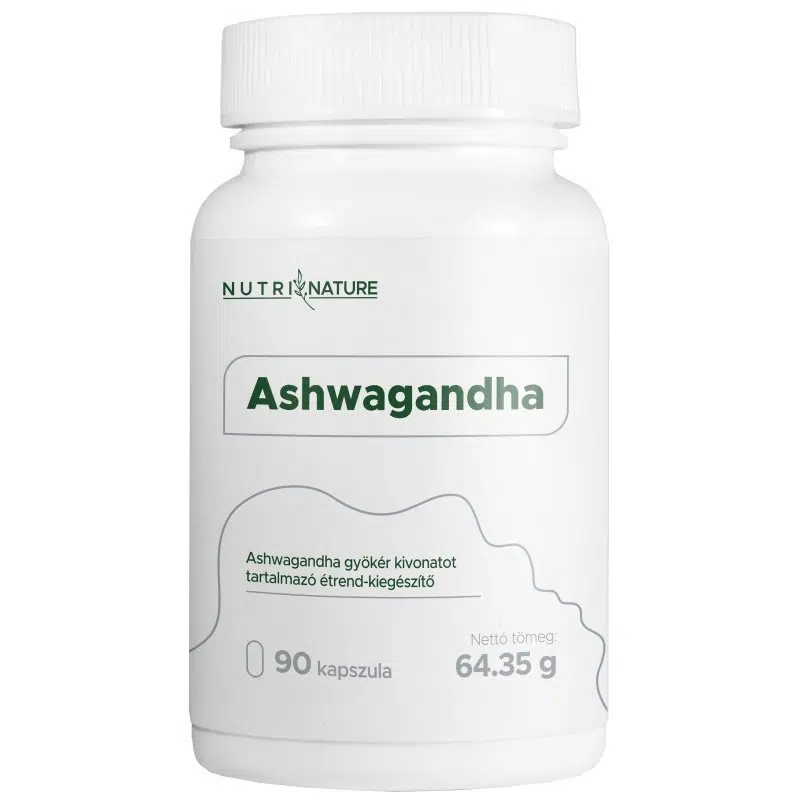 Nutri Nature Ashwagandha kapszula 90db Nutri Nature Ashwagandha kapszula 90db