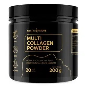 Nutri Nature Multi Collagen por - 5 féle kollagénnel ízesítetlen 200g