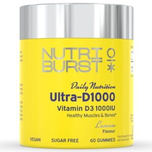 Nutriburst Ultra-D1000 gumivitamin 60db