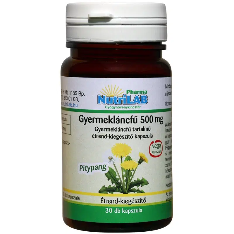 NutriLAB Gyermekláncfű kapszula vega 30db NutriLAB Gyermekláncfű kapszula vega 30db