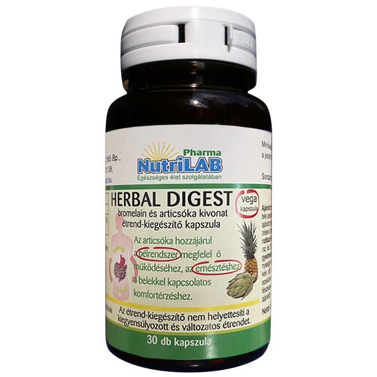 NutriLAB Herbal Digest kapszula 30db NutriLAB Herbal Digest kapszula 30db