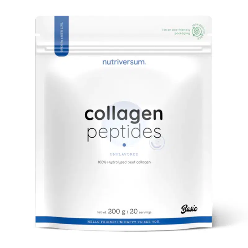 Nutriversum BASIC- Collagen Peptides marhakkollagén 200g Nutriversum BASIC- Collagen Peptides marhakkollagén 200g