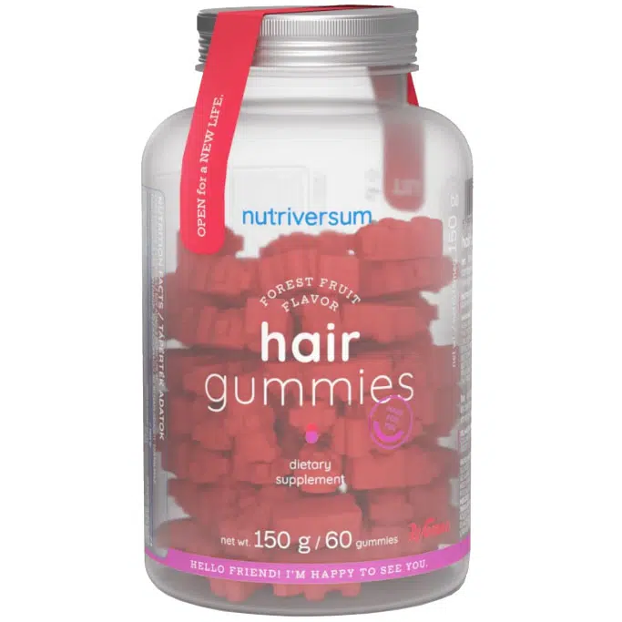 Nutriversum Women- Hair Gummies Forest fruit (erdeigyümölcsös) 60db Nutriversum Women- Hair Gummies Forest fruit (erdeigyümölcsös) 60db