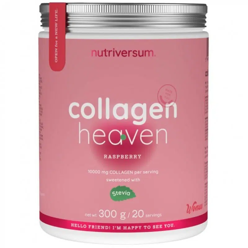 Nutriversum WOMEN-Collagen heaven STEVIA málna 300g Nutriversum WOMEN-Collagen heaven STEVIA málna 300g