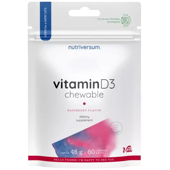 Nutriversum VITA - D3 rágótabletta 60db Nutriversum VITA - D3 rágótabletta 60db