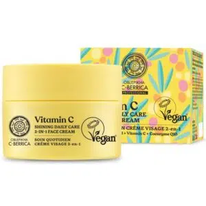 Oblepikha C-Berrica 2-in-1 „Ragyogás” arckrém C-vitaminnal (SÁRGA DOBOZOS) 50ml