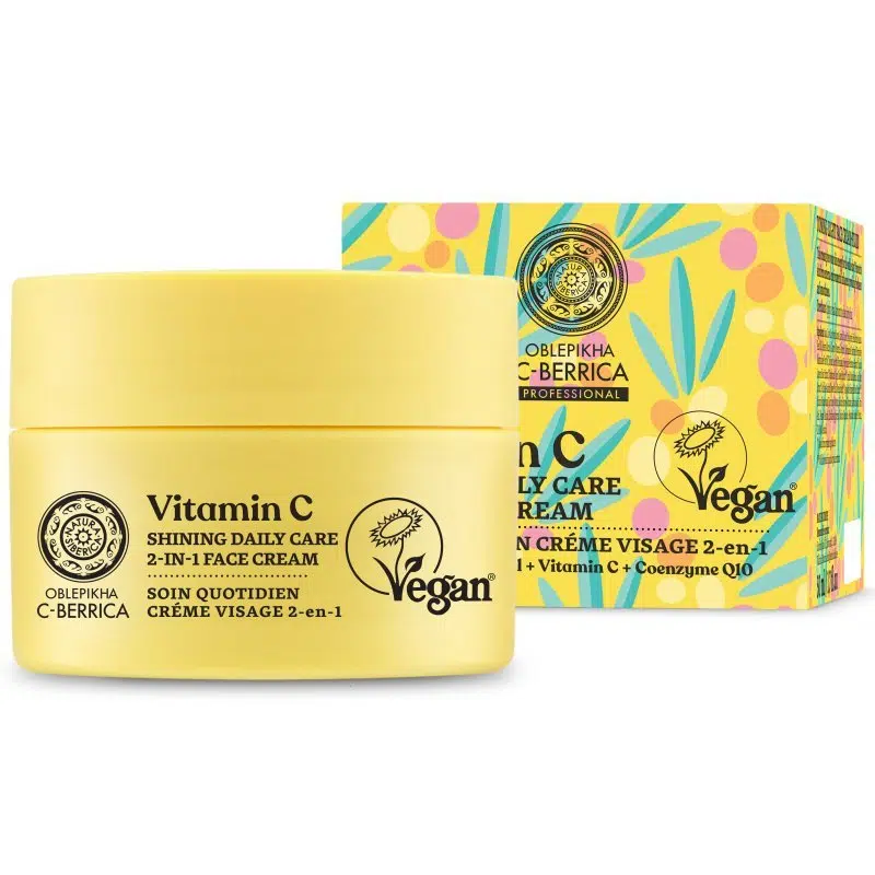 Oblepikha C-Berrica 2-in-1 „Ragyogás” arckrém C-vitaminnal (SÁRGA DOBOZOS) 50ml Oblepikha C-Berrica 2-in-1 „Ragyogás” arckrém C-vitaminnal (SÁRGA DOBOZOS) 50ml
