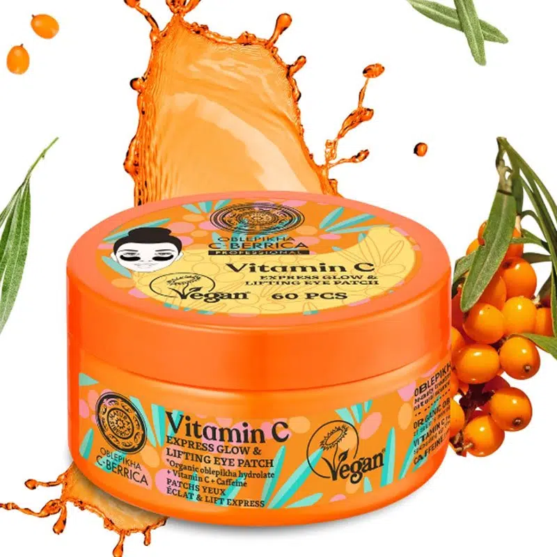 Oblepikha C-Berrica Express Glow & Lifting szemmaszk C-vitaminnal 60db Oblepikha C-Berrica Express Glow & Lifting szemmaszk C-vitaminnal 60db