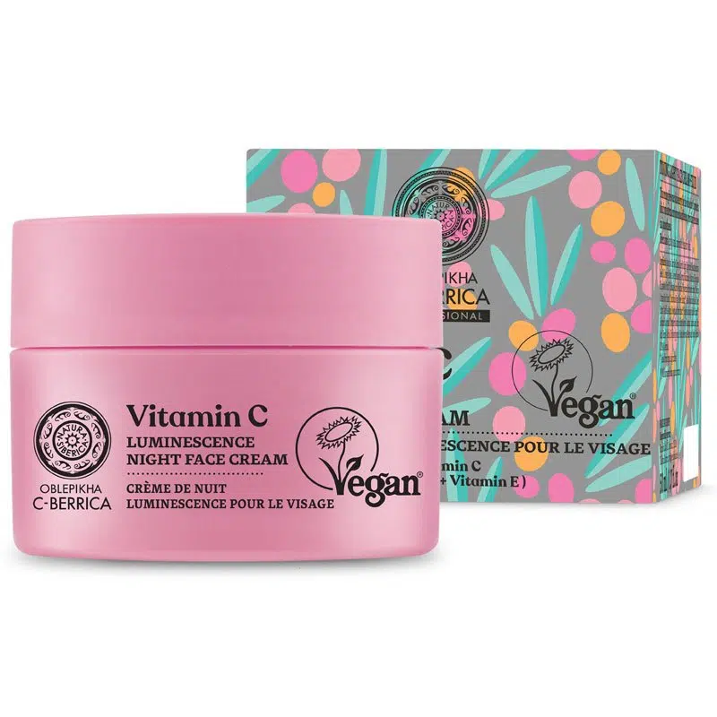 Oblepikha C-Berrica "Ragyogás" Éjszakai Lumineszcencia arckrém C-vitaminnal 50ml Oblepikha C-Berrica "Ragyogás" Éjszakai Lumineszcencia arckrém C-vitaminnal 50ml
