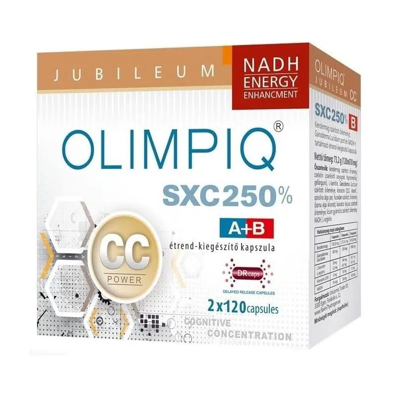 Olimpiq SXC CC 250% Jubileum DR kapszula (120db-120db) Olimpiq SXC CC 250% Jubileum DR kapszula (120db-120db)