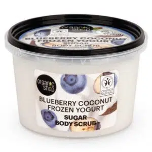Organic Shop “Frozen Yogurt” testradír áfonyával és kókusszal 250ml